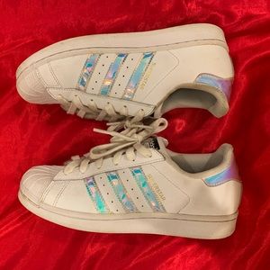 Iridescent Adidas Superstars